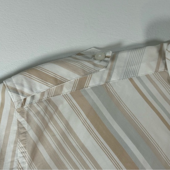 Men’s Ben Sherman Vintage Y2K Tan Striped Button Down Shirt - Medium - Picture 15 of 15